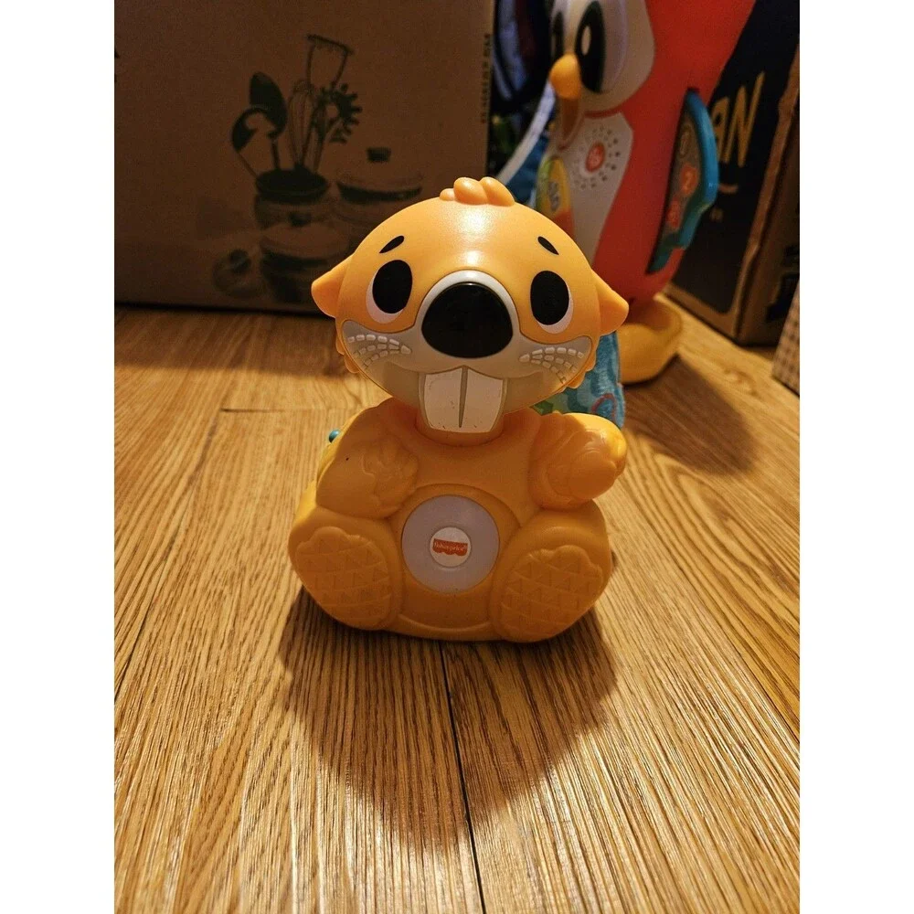 Fisher Price Linkimals Boppin Beaver Musical Interactive Developmental Toy